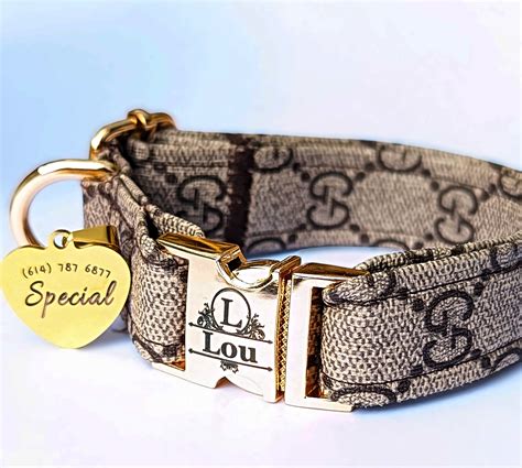 gucci dogs collars|authentic gucci dog collar.